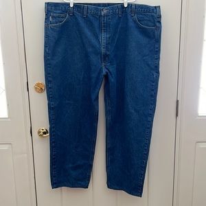 Carhartt Men’s Blue Jeans. Big Men.  52 x 30